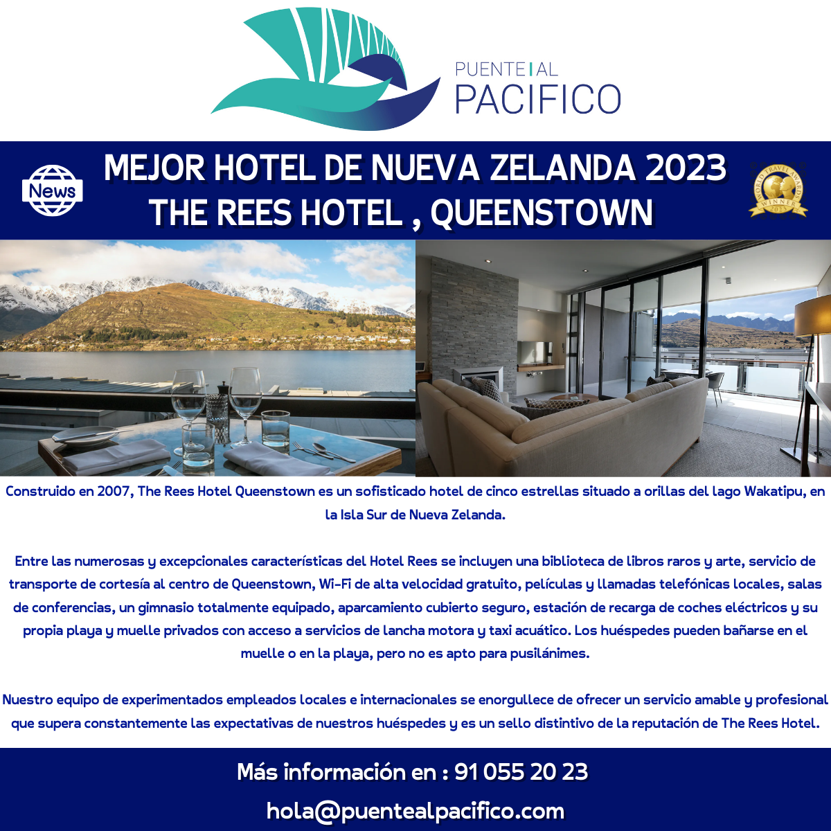 Hotel Rees Nueva Zelanda