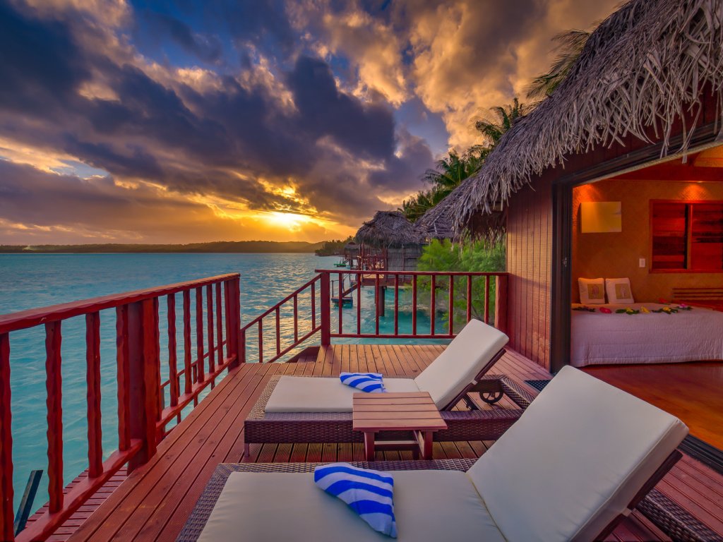 Aitutaki Lagoon Resort - Terraza