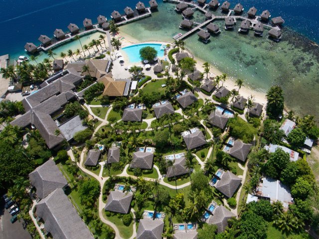 Hotel Manava Beach Resort & Spa Moorea - Vista aérea