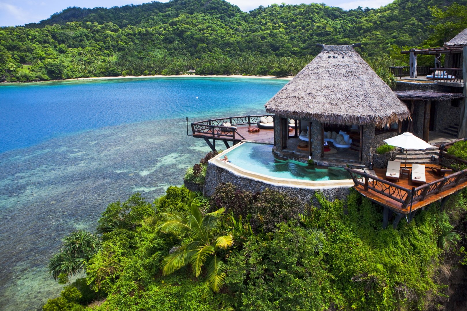Fiji - Como Laucala_Peninsula Villa - Vista aérea