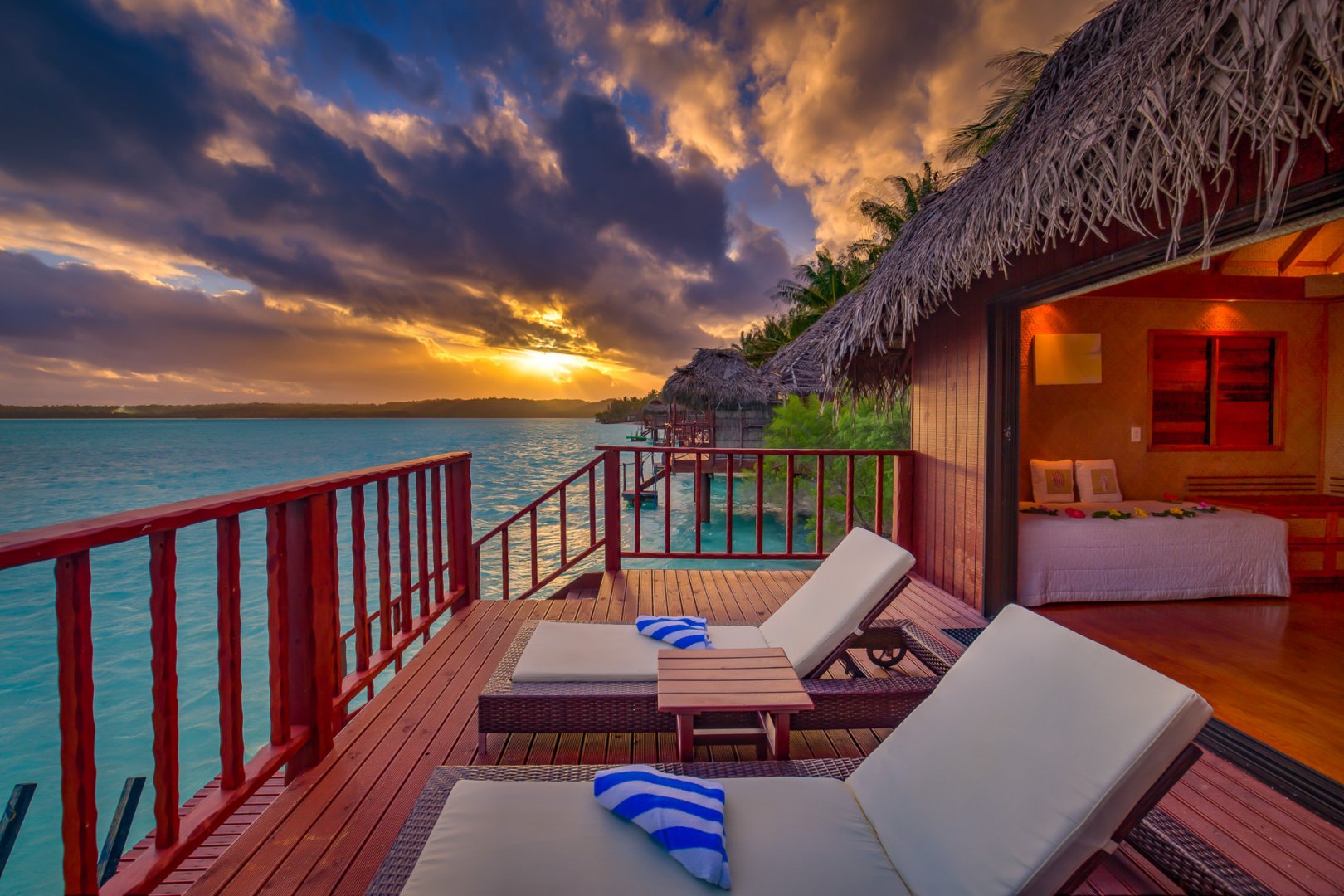 Aitutaki Lagoon Resort - Terraza